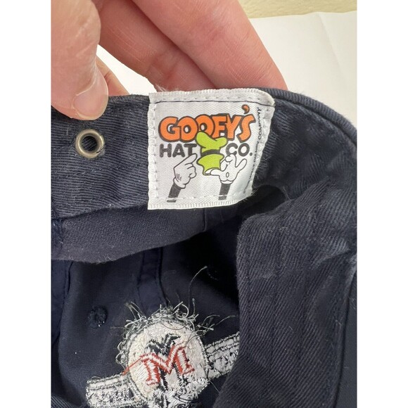 Vintage Hat Disneyland Mickey Mouse 2000 Adjustable Cap‎ Navy Blue by Goofy Hat - Picture 6 of 8